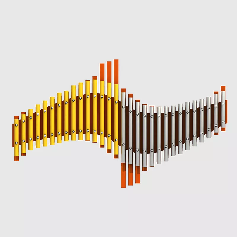 Spielplatz-Handpfeifen aus Aluminiumlegierung, Musikinstrumente für den Außenbereich