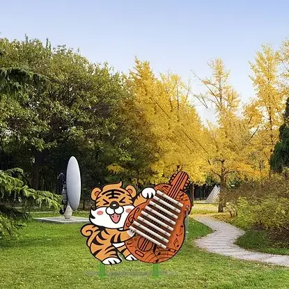 Tierförmiges Percussion-Instrument für Kinder im Freien