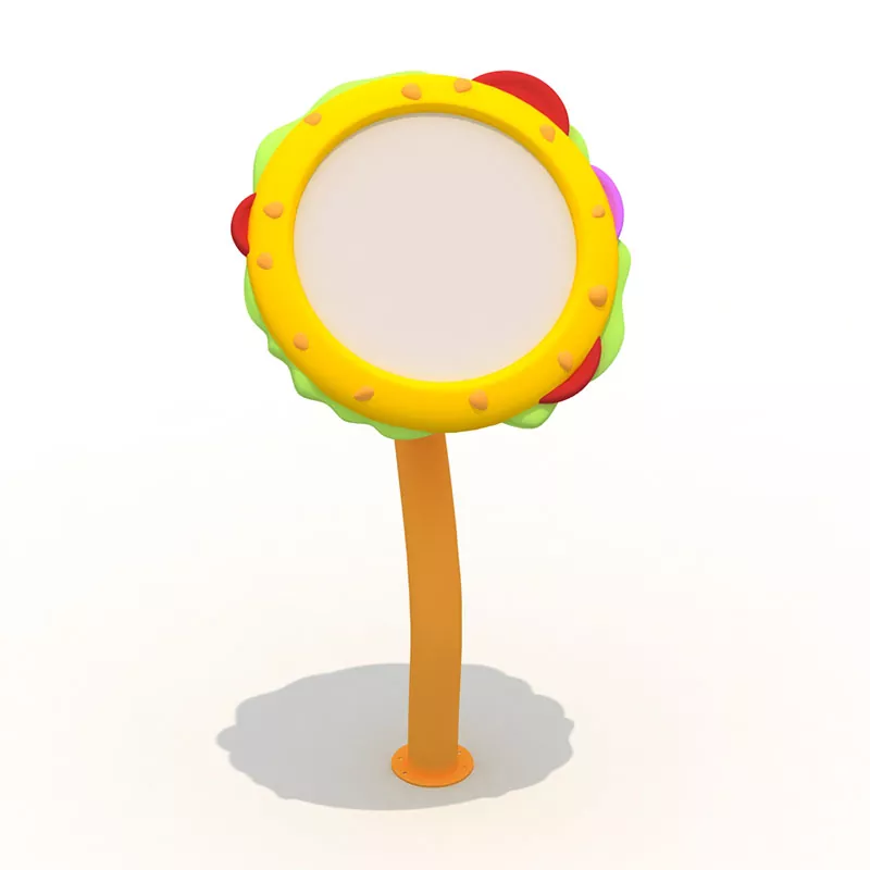 Hamburger geformte Percussion
