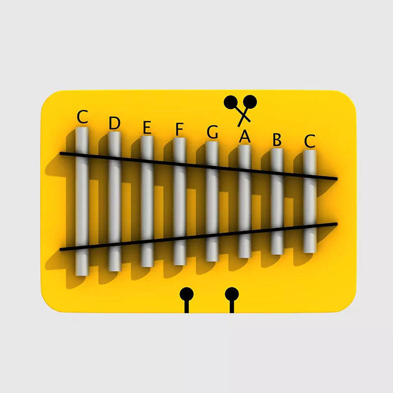 Pagodenglocken für Kinder, Kindergarten, kommerzieller Spielplatz, Musikinstrumente
