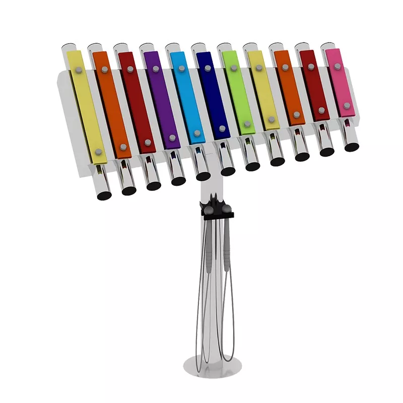 Musikinstrumente zum sensorischen Spielen im Freien